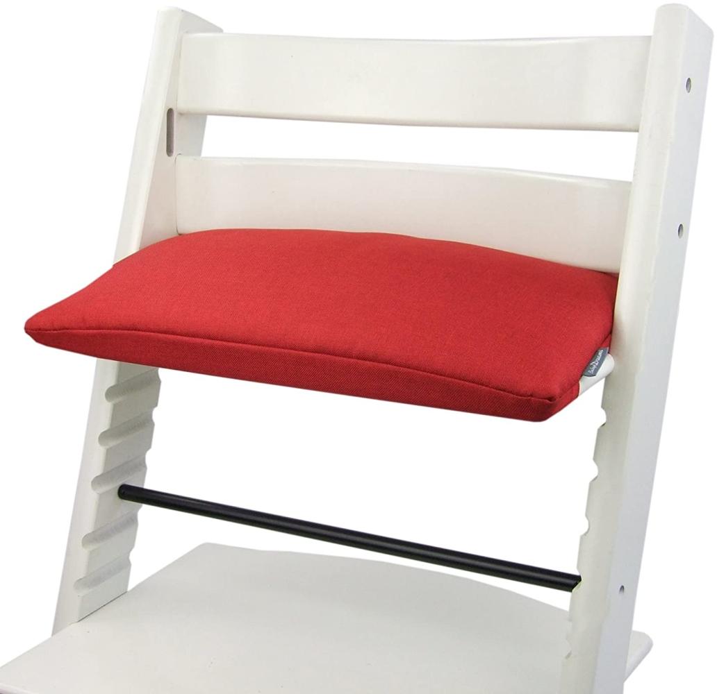 BAMBINIWELT Sitzauflage, kompatibel mit Stokke 'Tripp Trapp' Hochstuhl, 1-teilig meliert rot Bild 1