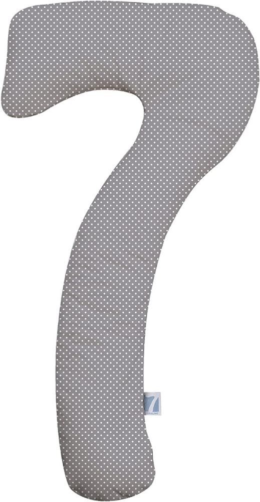 Theraline my7 Seitenschläferkissen (Entlastet die Nacken und Schulterpartie) Stillkissen 33 Punkte Grau Bild 1