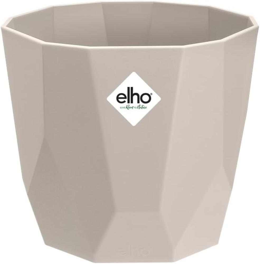 elho B. for Rock 14 - Blumentopf für Innen - Ø 14. 8 x H 13. 0 cm - Grau/Warmes Grau Bild 1