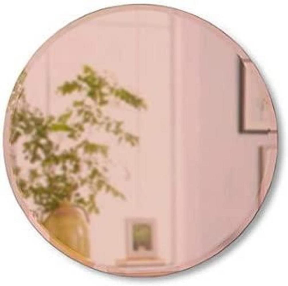 Umbra Bevy Wandspiegel, Flurspiegel, Spiegel, Schminkspiegel, Kosmetikspiegel, Ø 91 cm, Kupfer, Glas, 1013719-880 Bild 1