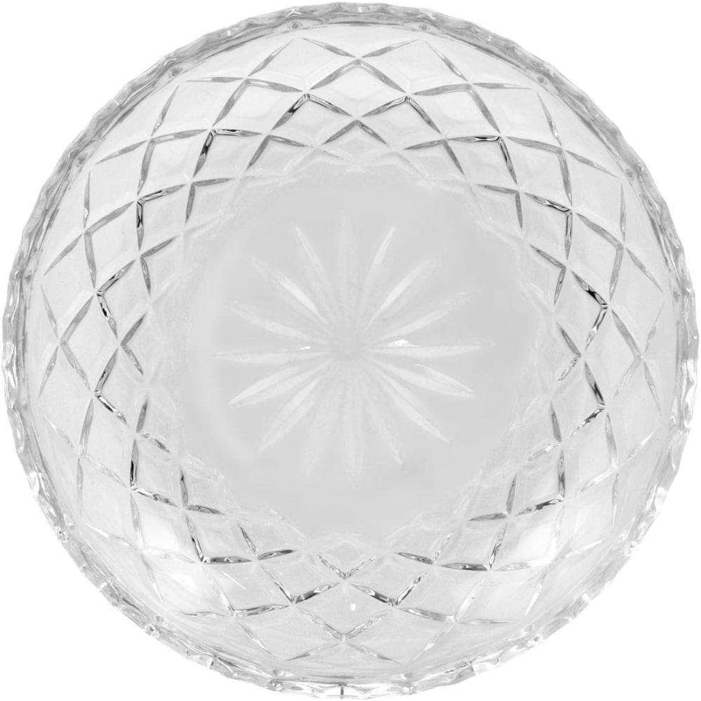 Lyngby Glas Teller Sorrento 6er Set, Dessertteller, Glas, Klar, 16 cm, 24312 Bild 1