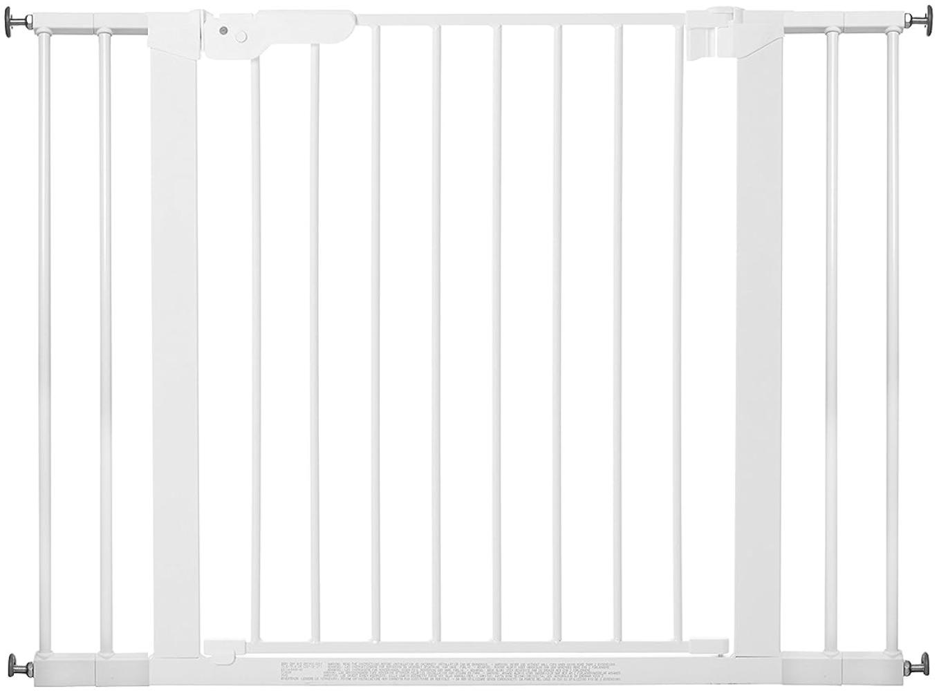 BabyDan Premier Türschutzgitter / Treppenschutzgitter zum Klemmen, 99 cm - 106.3 cm - hergestellt in Dänemark und vom TÜV GS geprüft, Farbe: Weiß Bild 1