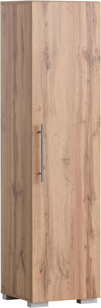 Schildmeyer Carlos Highboard, Holzwerkstoff, Eiche Landhaus Dekor, 36,3 x 34,7 x 142,7 cm Bild 1