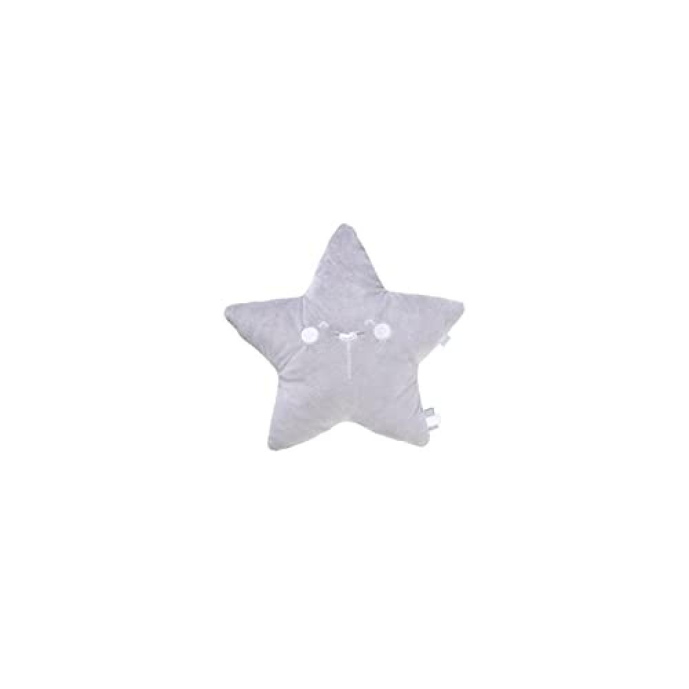 zierkissen Wild Star Polyester 34 cm grau Bild 1