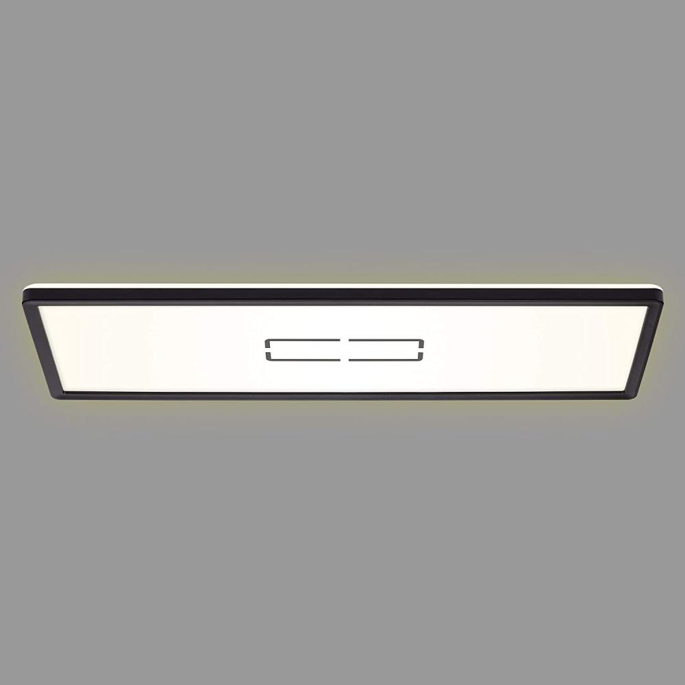 Briloner LED Panel Deckenleuchte Deckenlampe Lampe Leuchte weiß/schwarz flach Bild 1