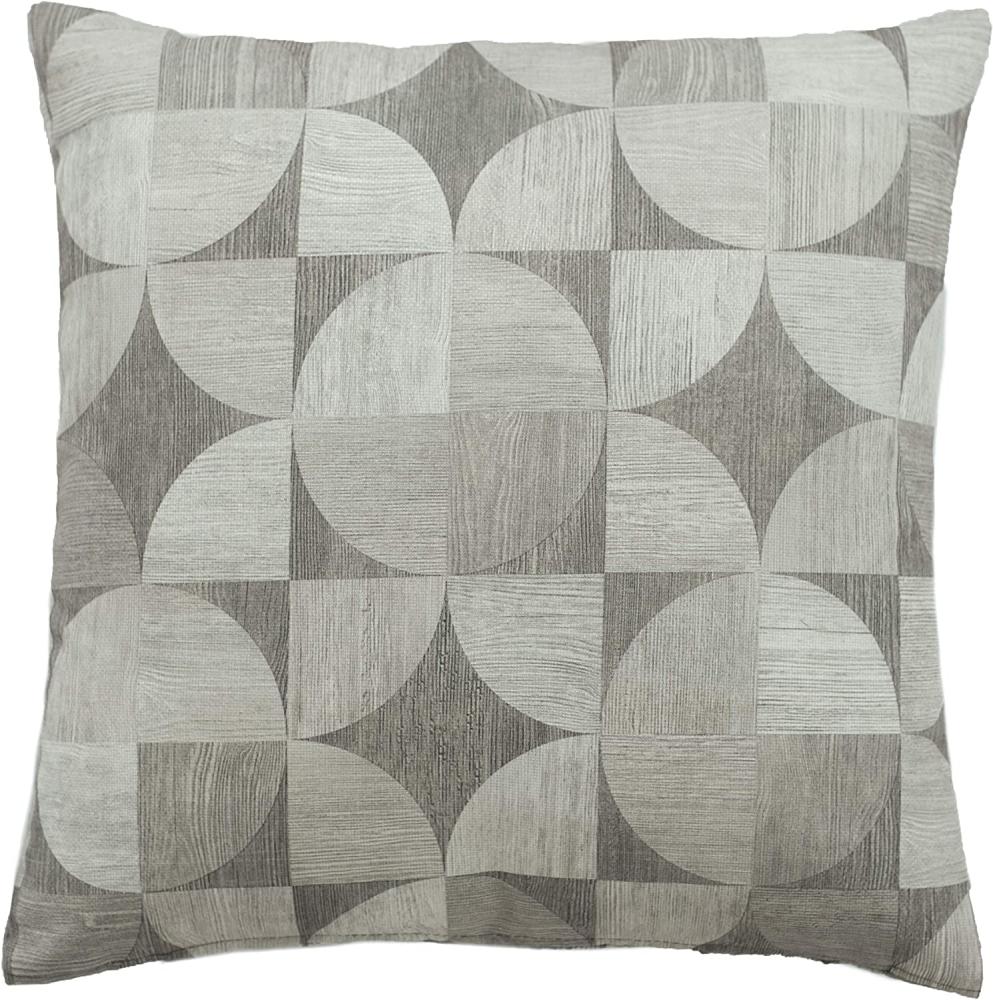 Homing Kissenhülle Copenhagen 45x45 taupe Kissen Bezug Wohnzimmer Geometrisch Bild 1