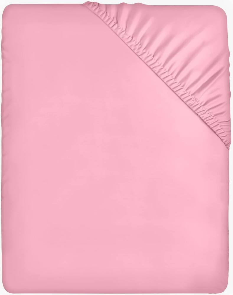 Utopia Bedding - Spannbettlaken 180x200cm - Rosa - Gebürstete Polyester-Mikrofaser Spannbetttuch - 35 cm Tiefe Tasche Bild 1