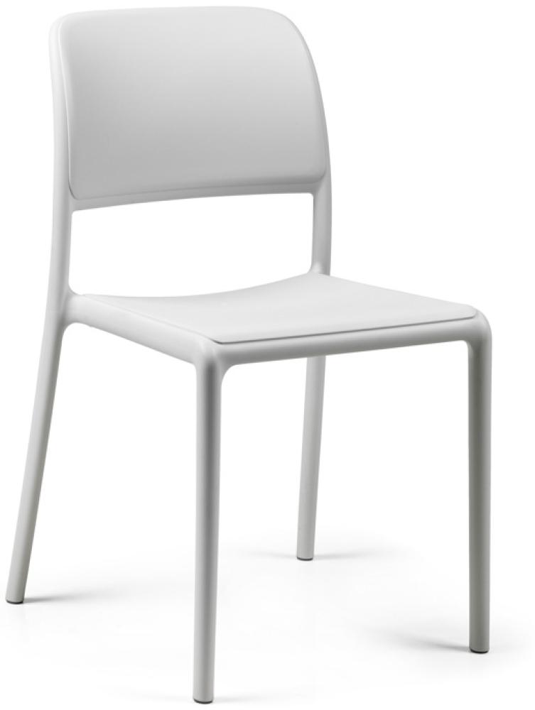 Riva Bistro Stuhl Kunststoff 6er Set (Bianco) Bild 1