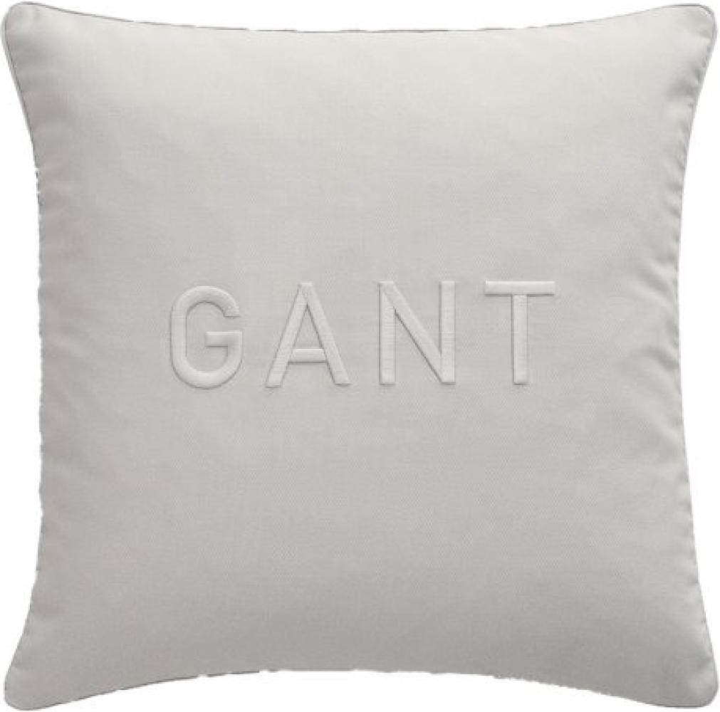 Gant Home Kissenhülle Baumwolle Gant Logo Grey (50x50cm) 853102401-160-50x50 Bild 1