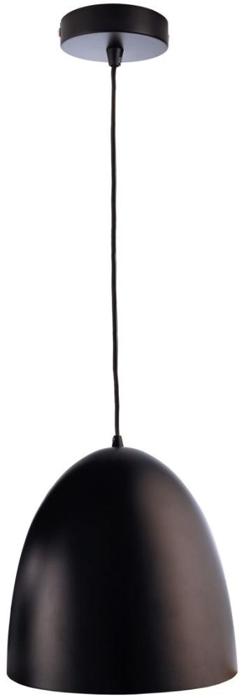 Deko Light Bell Pendelleuchte schwarz, weiß 1 flg. E27 Modern Bild 1