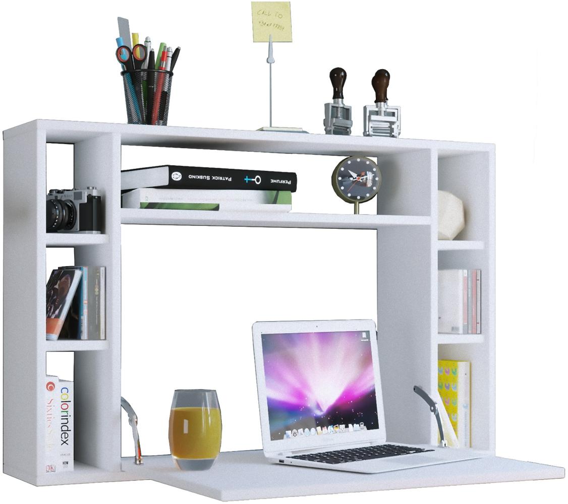 Schreibtisch Computer PC Laptop Büro Tisch Arbeitstisch Eiche Dekor Bild 1