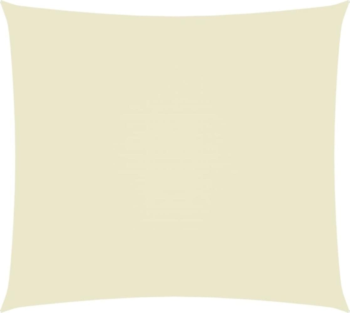 Sonnensegel Oxford-Gewebe Rechteckig 3,5x4,5 m Creme Bild 1