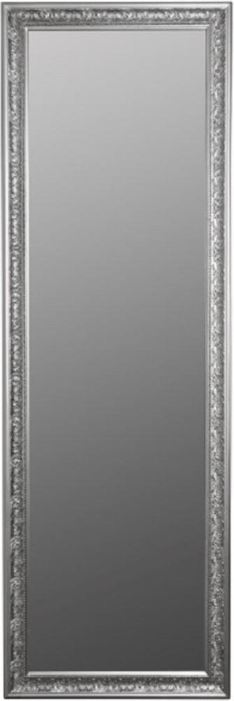 Casa Padrino Barock Wandspiegel Silber 62 x H. 187 cm - Handgefertigter Spiegel im Barockstil Bild 1