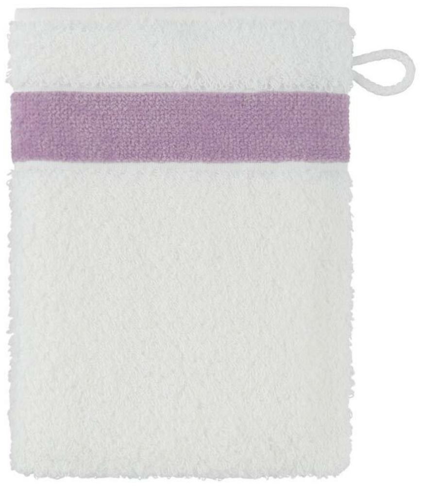 Feiler Handtücher Exclusiv mit Chenillebordüre | Waschhandschuh 15x20 cm | zartflieder Bild 1