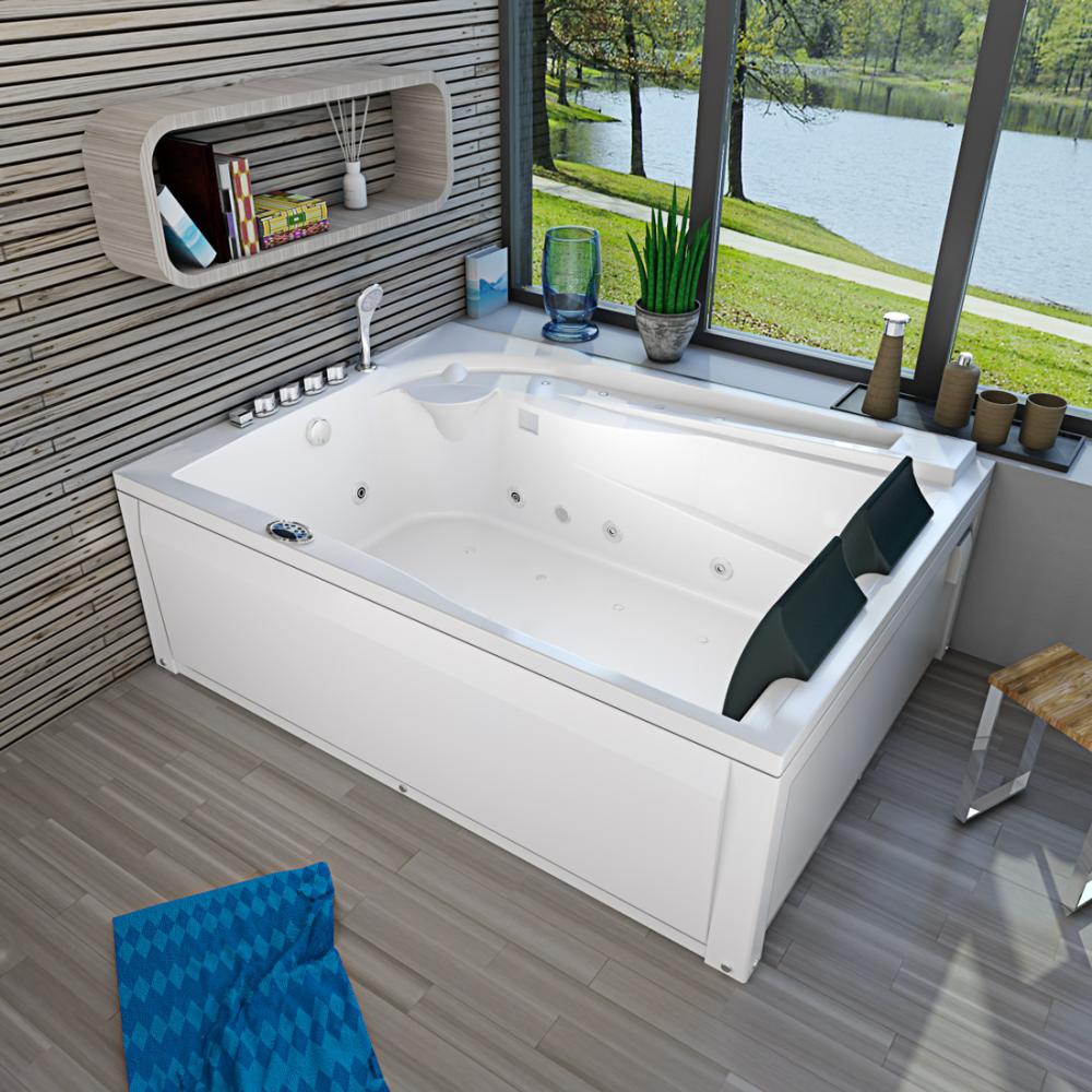 Whirlpool Pool Badewanne Wanne W12H-A-SC 135x180cm Bild 1