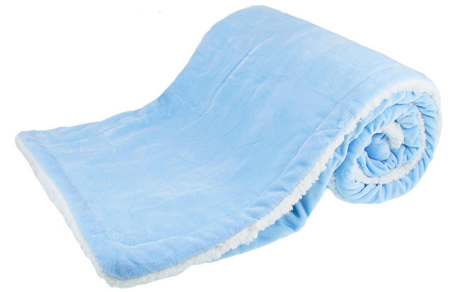 Soft Touch Fleece-Decke Stars junior 75x100 cm Polyester blau Bild 1