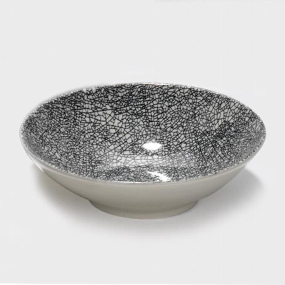 Lambert Kaori Schale weiß / schwarz, D 19 cm, Stoneware, Krakelee-Optik 20501 Bild 1