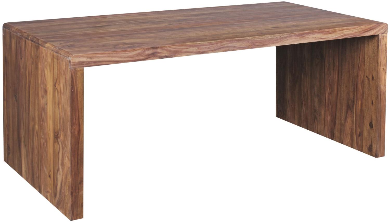 KADIMA DESIGN Schreibtisch TEKO - Massiver Handgefertigter Bürotisch mit ergonomischem Design und viel Stauraum. Farbe: Braun, Große: 180x90x76 Bild 1