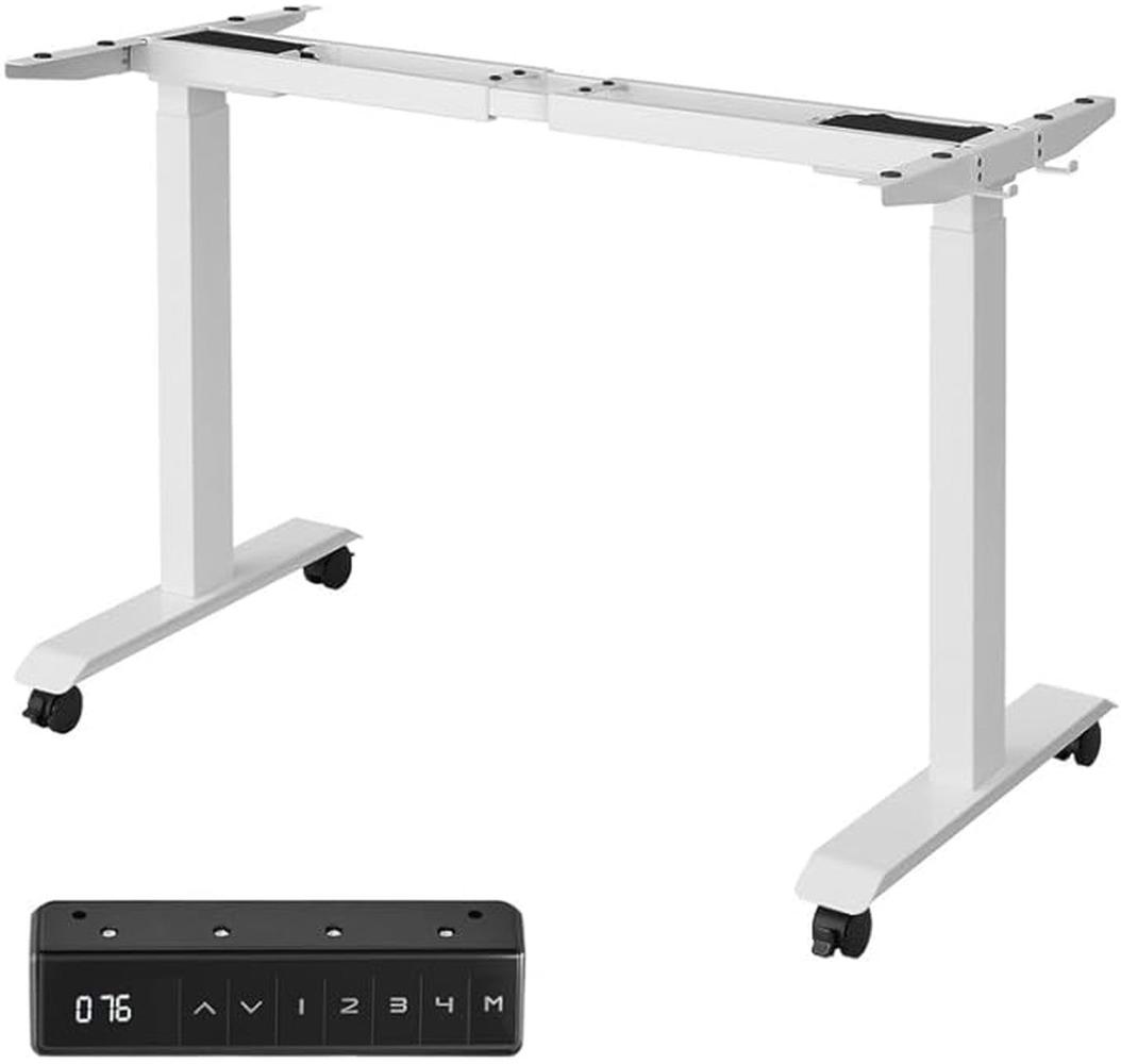 Höhenverstellbarer Schreibtisch 107,5-175x60x71-117 cm Bild 1