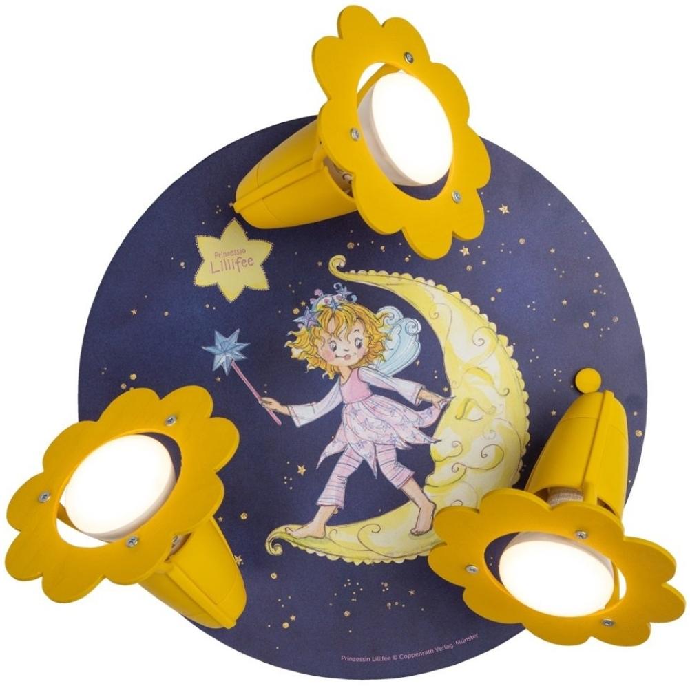 Elobra 138304 Prinzessin Lillifee Spot Rondell Gute Nacht Nachthimmel blau gelb Bild 1