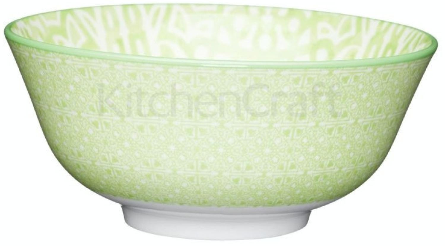 KitchenCraft Stoneware Bowl 15,7 cm Colour Tile Bild 1