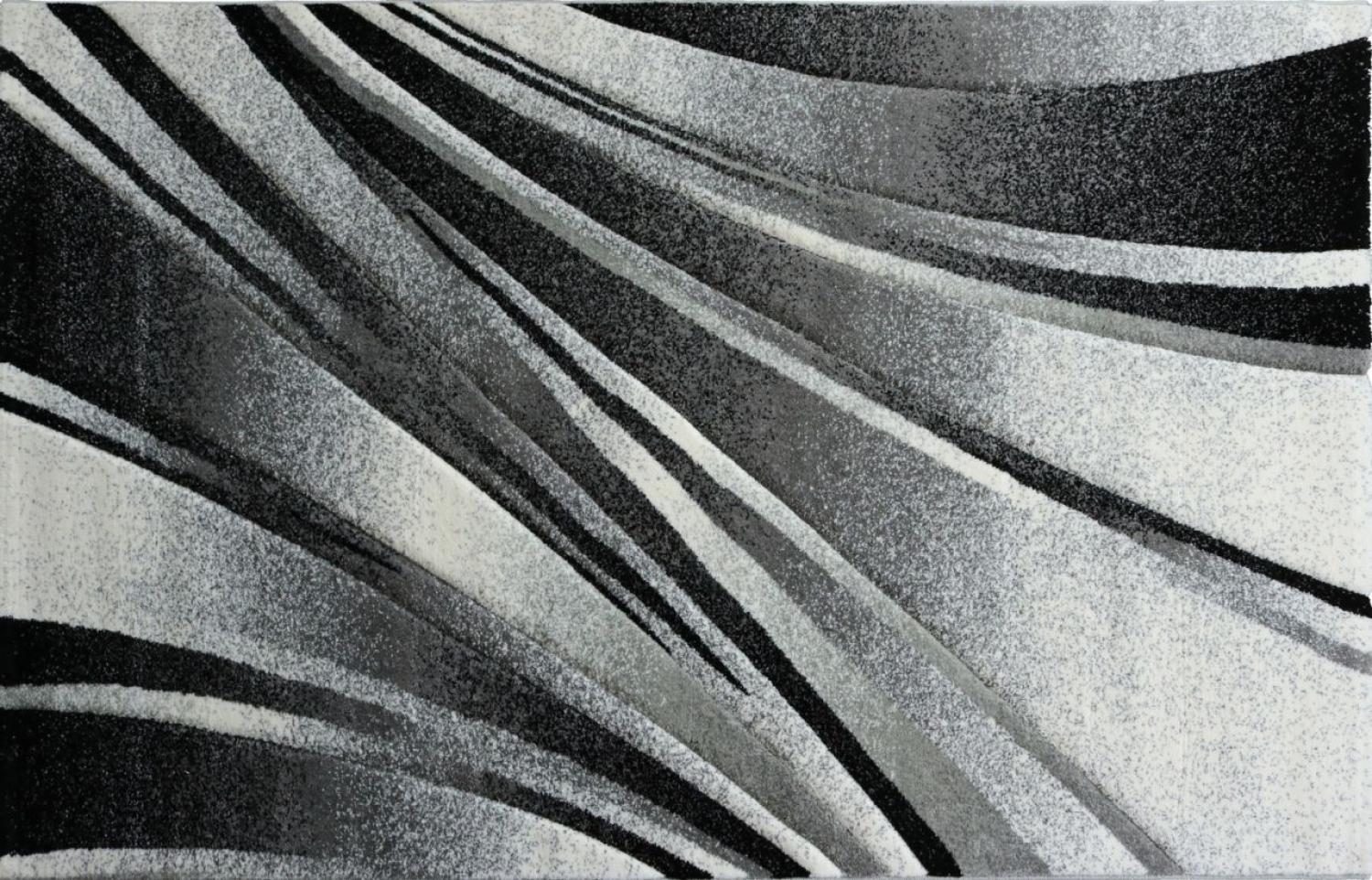 Teppich Trend schwarz, 80 x 150 cm Bild 1