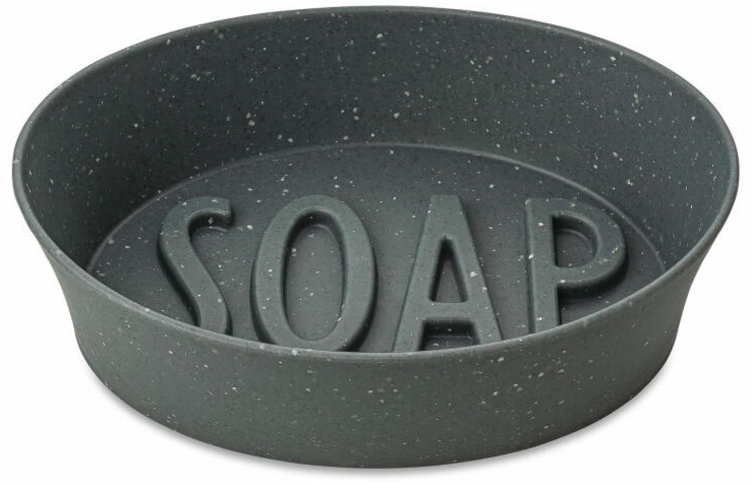 Koziol Seifenschale Soap, Seifenablage, Organic Recycled, Recycled Ash Grey, 1413120 Bild 1
