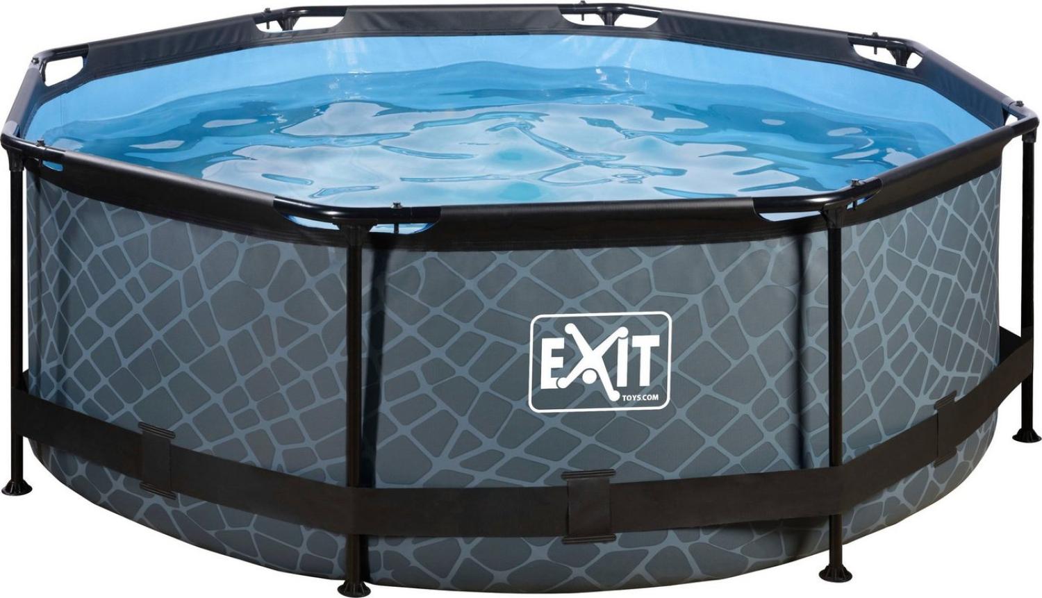 EXIT Framepool Stone, ØxH: 244x76cm, mit Kartuschenfilter Bild 1