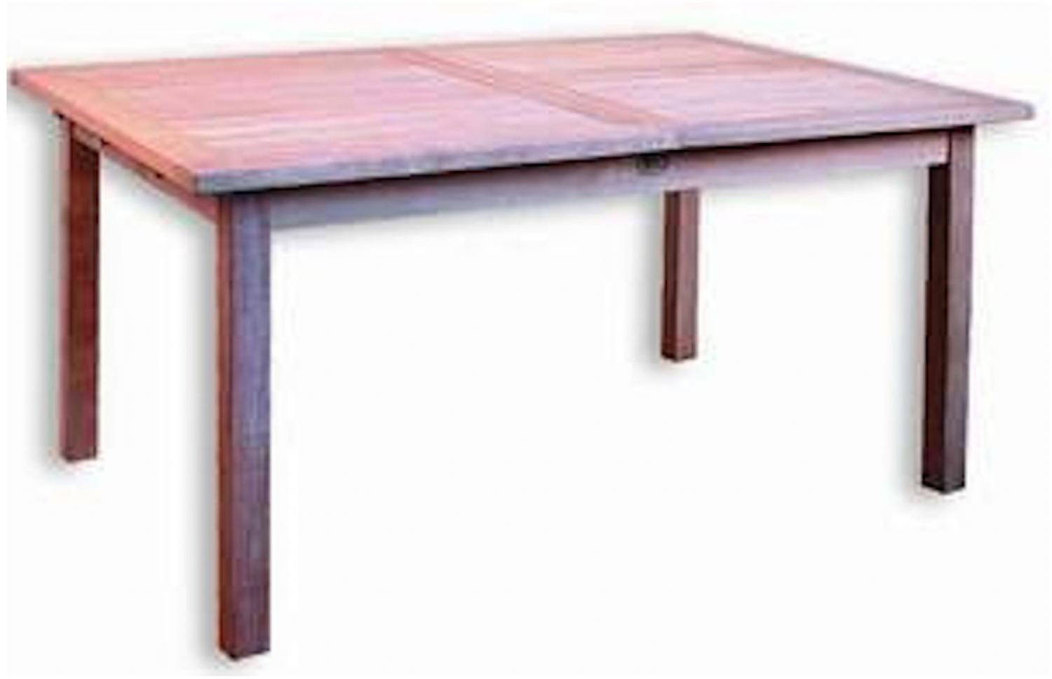 Inko Teakholz-Auszugstisch Bora 150/200x100x75 cm Tisch ausziehbar Holztisch Bild 1