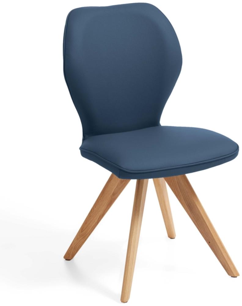 Niehoff Sitzmöbel Colorado Trend-Line Design-Stuhl Gestell Wildeiche - Leder Napoli atlantic Bild 1
