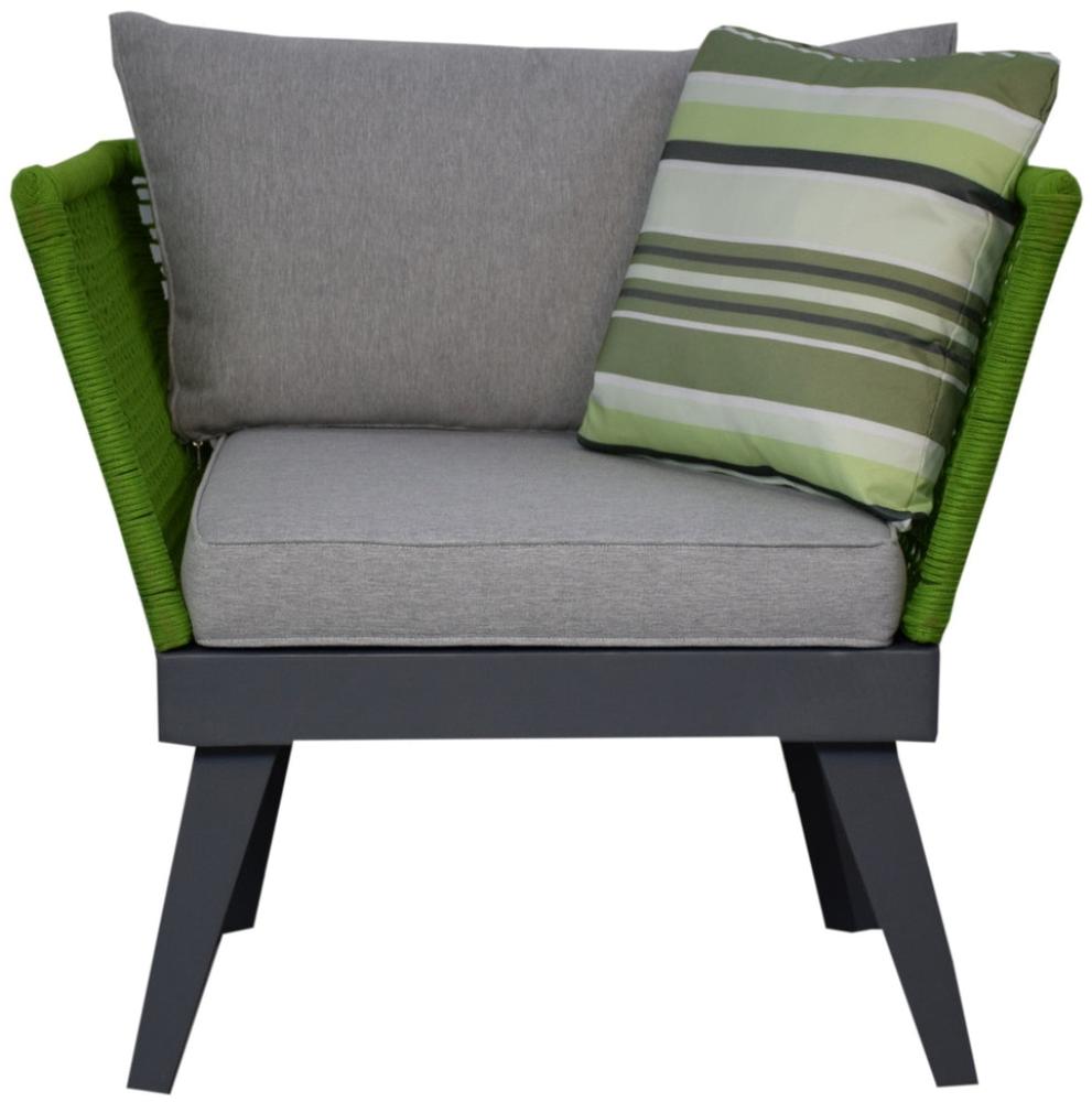 Luxus Premium Garten Lounge Sofa SET Gartensofa Gartenmöbel grün NEU Bild 1