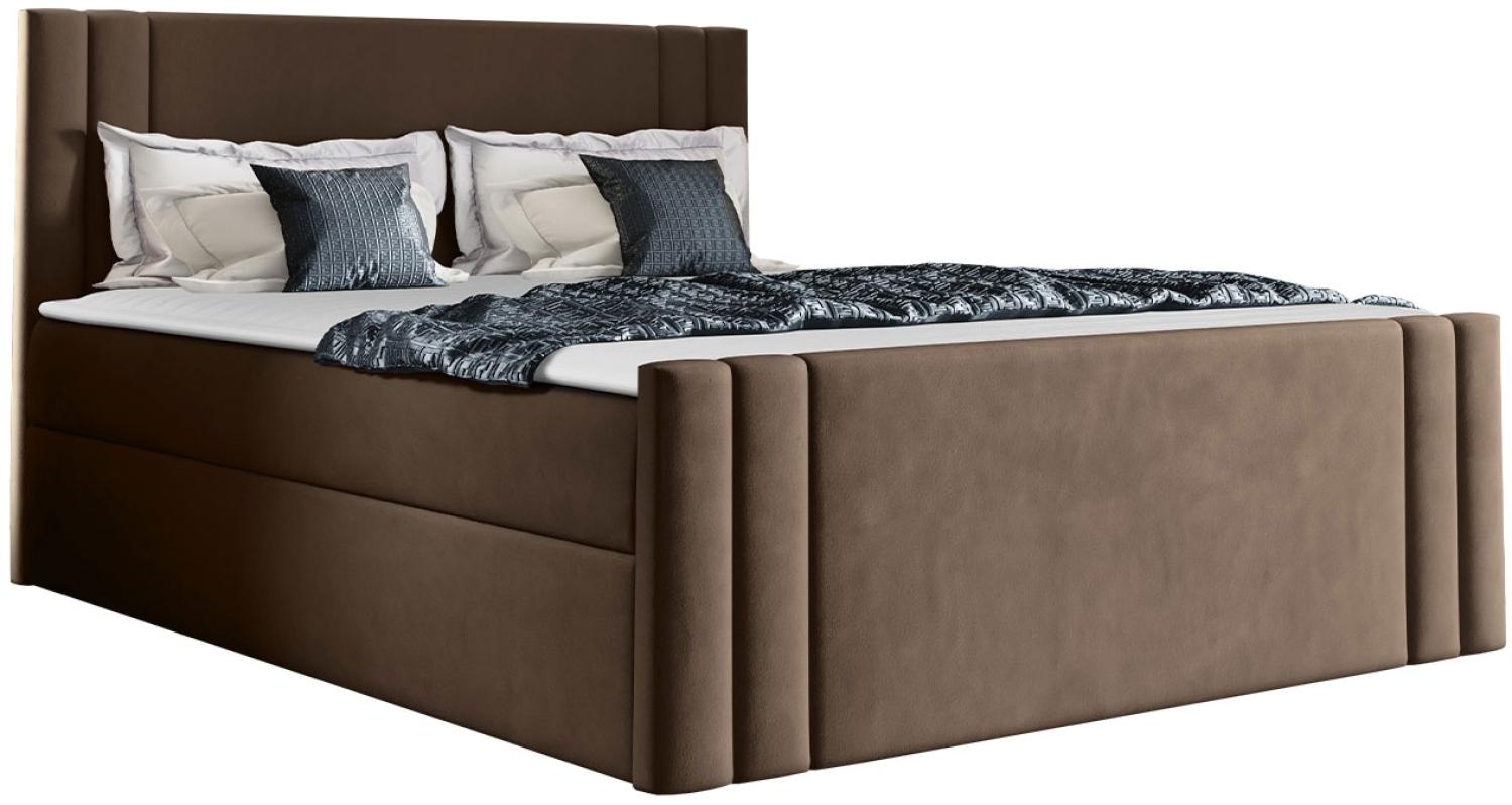 Boxspringbett Harlon (Amor Velvet 4301, Größe: 180x200 cm) Bild 1