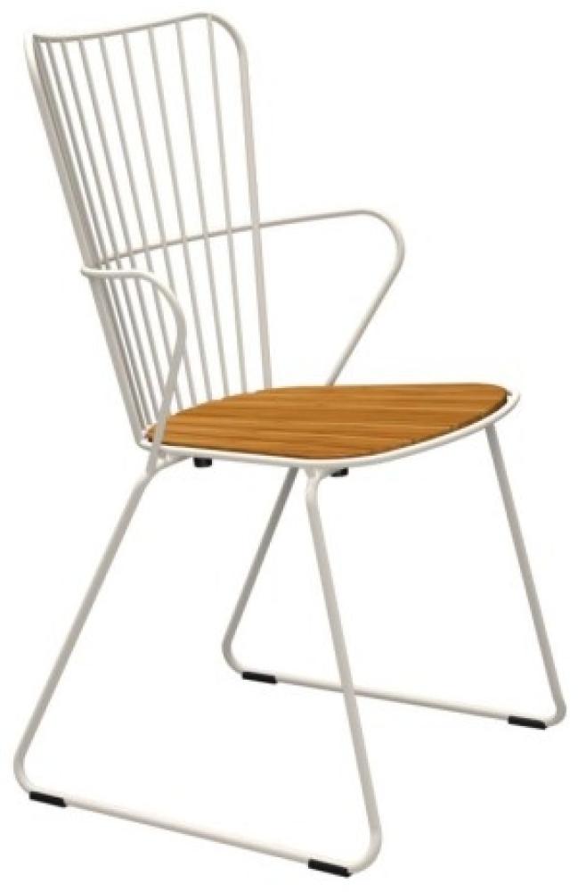 Outdoor Gartenstuhl Dining Chair PAON weiß Bild 1