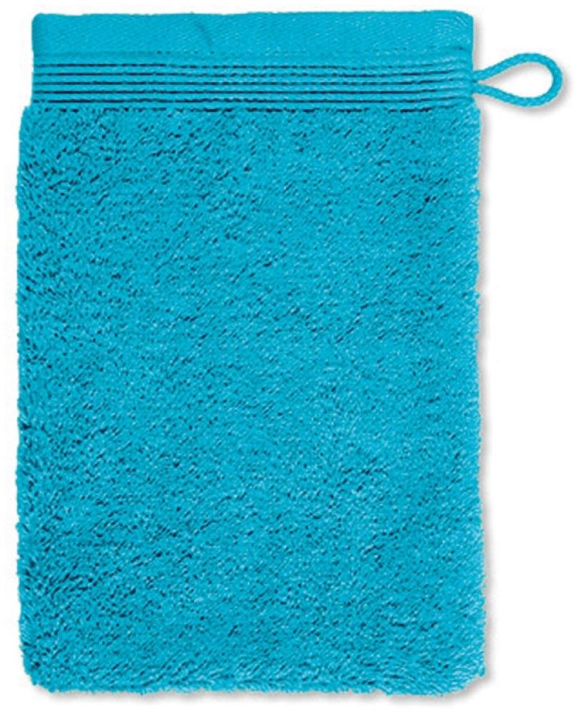 möve Superwuschel Waschhandschuh 20 x 15 cm aus 100% Baumwolle, turquoise Bild 1