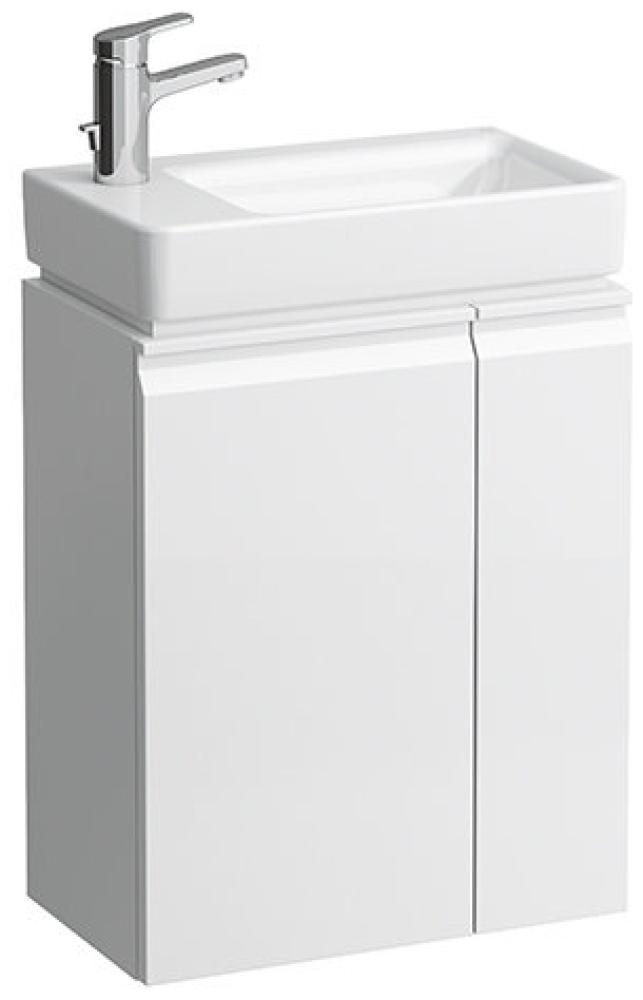 Laufen Pro S Waschtischunterschrank, zu Waschtisch H815955, Seitenablage rechts, 480x275x580mm, H483001095, Farbe: Weiß glänzend - H4830010954751 Bild 1