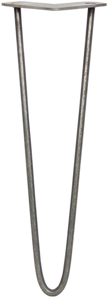 4 x 40. 5cm Hairpin Tischbeine 2 Streben - 10mm - Bild 1
