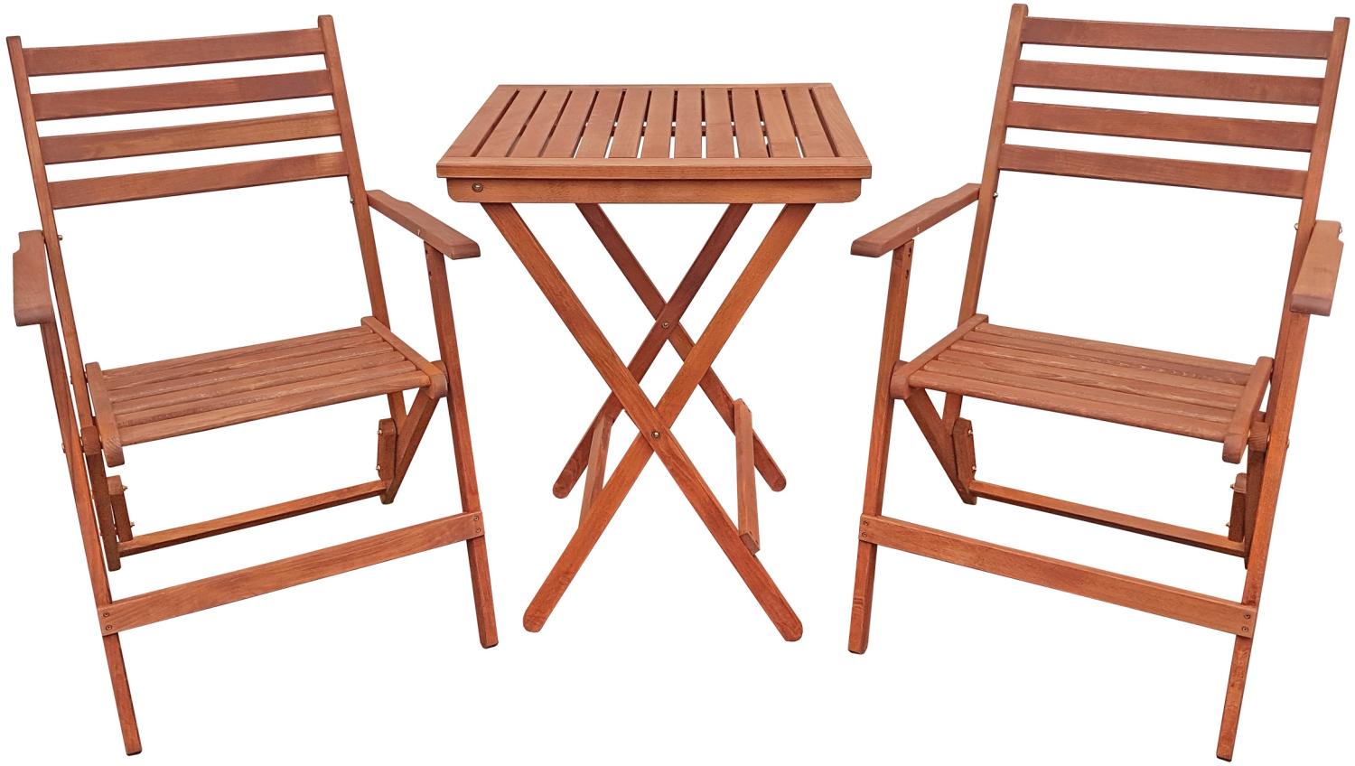 Set Tisch mit 2 Stühlen Gartenstühle 10-210-2T Bild 1