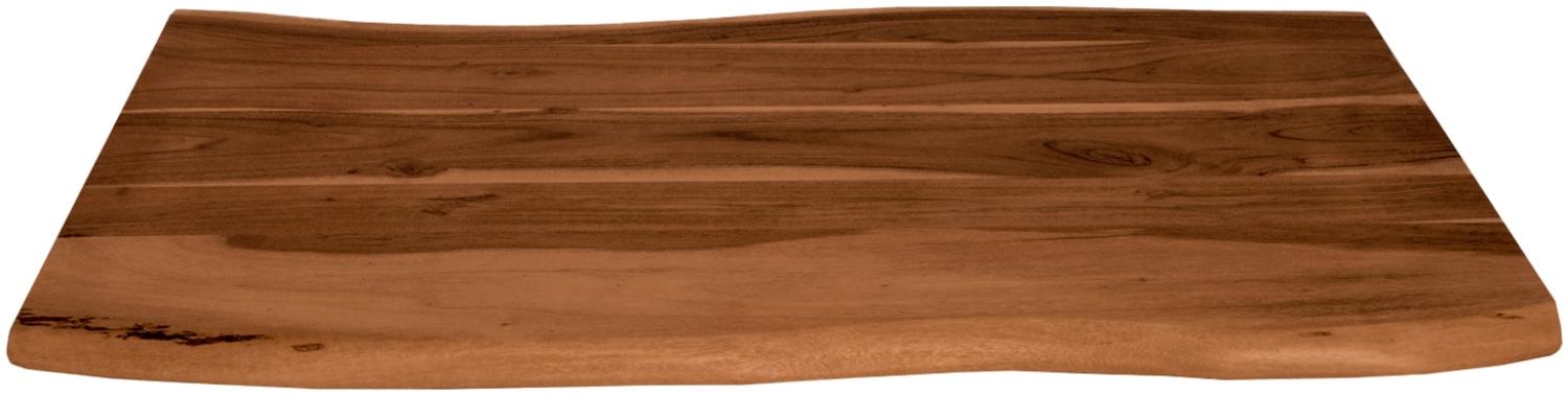Tischplatte Baumkante Akazie Nuss 80 x 60 cm CURT 136820730 Bild 1