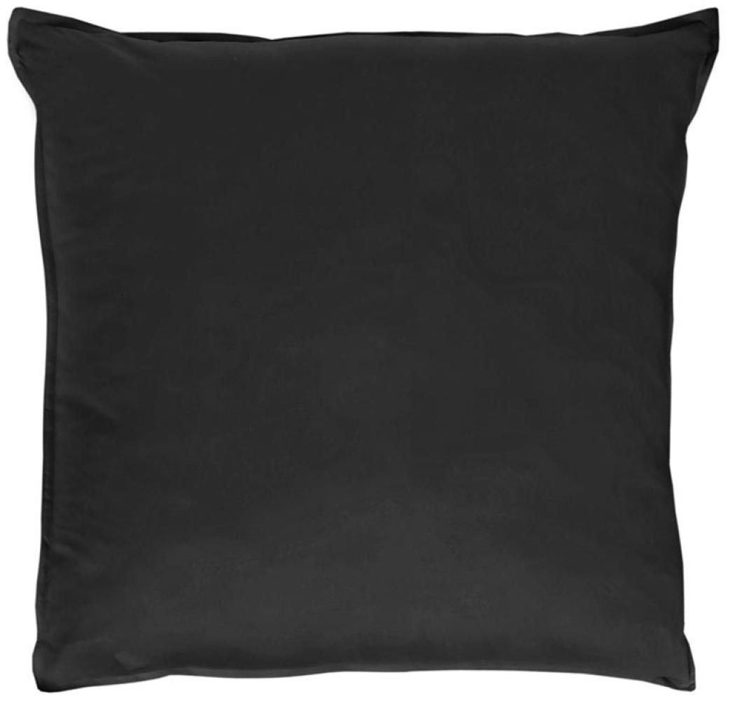Traumschlaf Uni Single Jersey Bettwäsche Eschle | Kissenbezug 2x 80x80 cm | anthrazit Bild 1