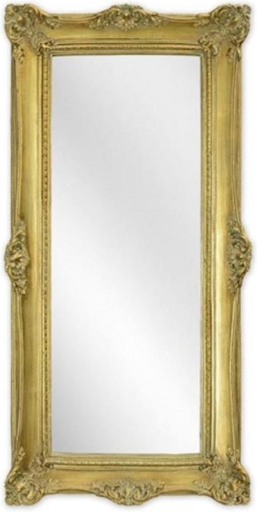 Casa Padrino Barock Spiegel Gold 25,2 x H. 51,4 cm - Antik Stil Wandspiegel - Wohnzimmer Spiegel - Garderoben Spiegel - Barock Möbel Bild 1