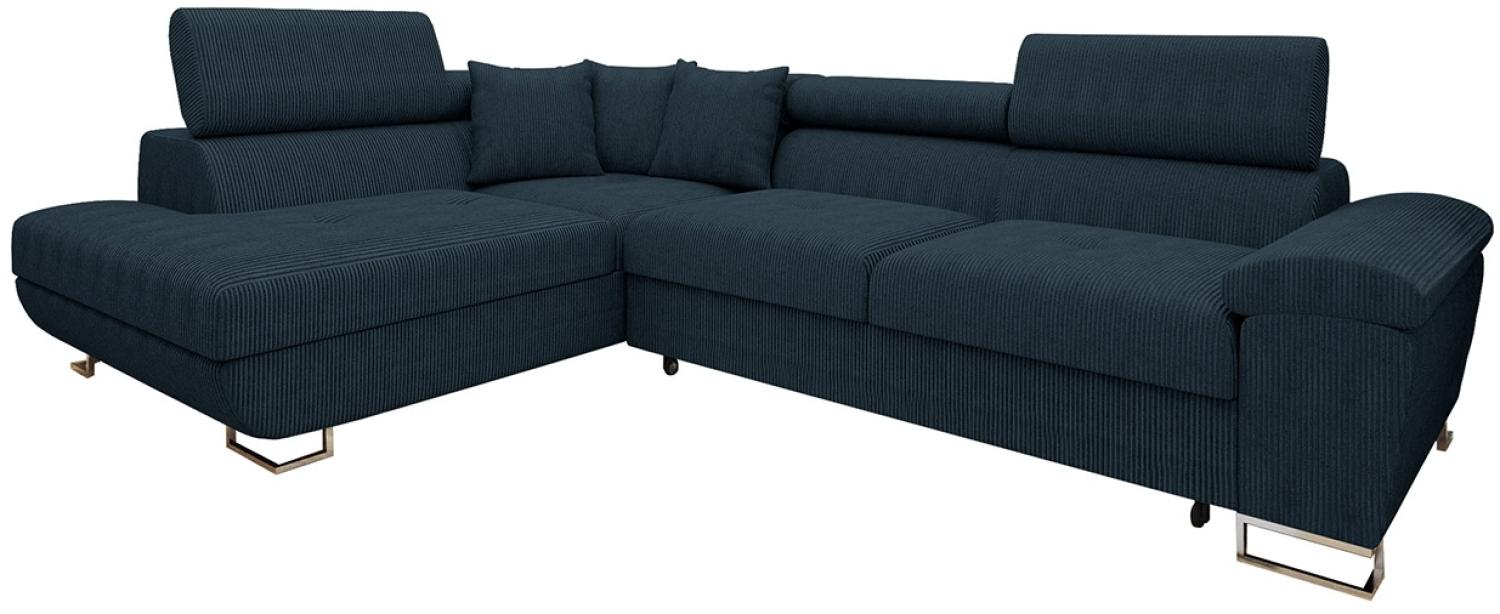 Ecksofa Cotere Cord (Farbe: Poso 05, Seite: Links) Bild 1