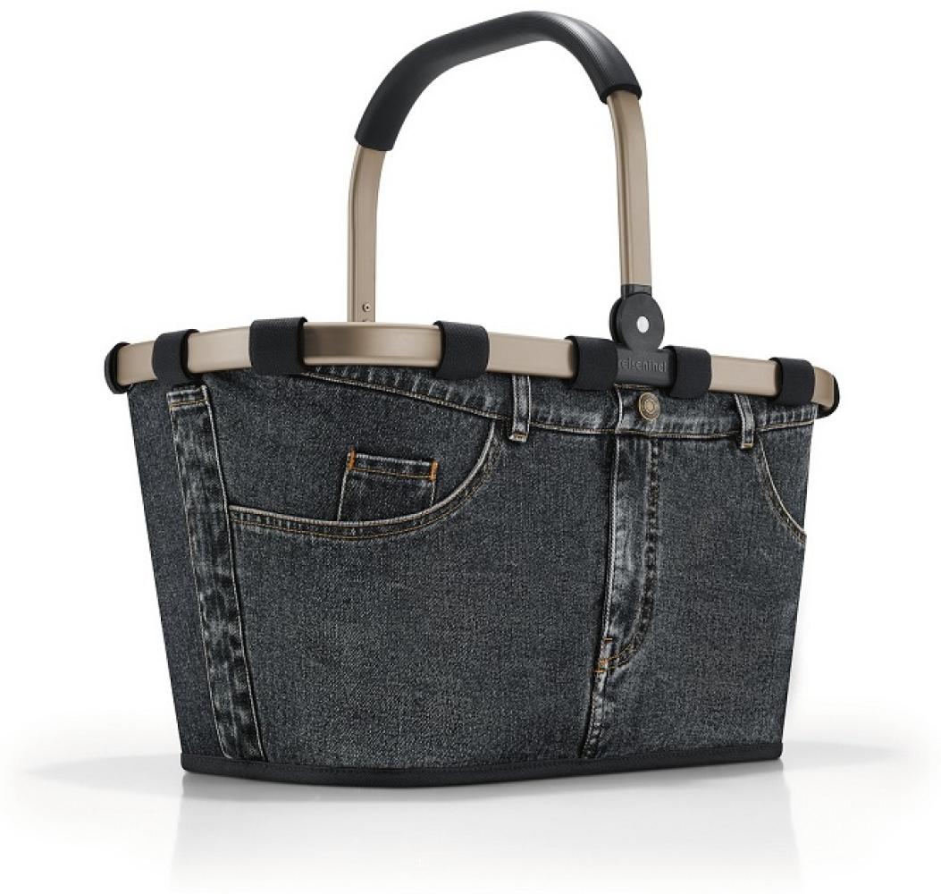 Reisenthel Carrybag Einkaufskorb Frame Jeans Dark Grey - Blau Bild 1