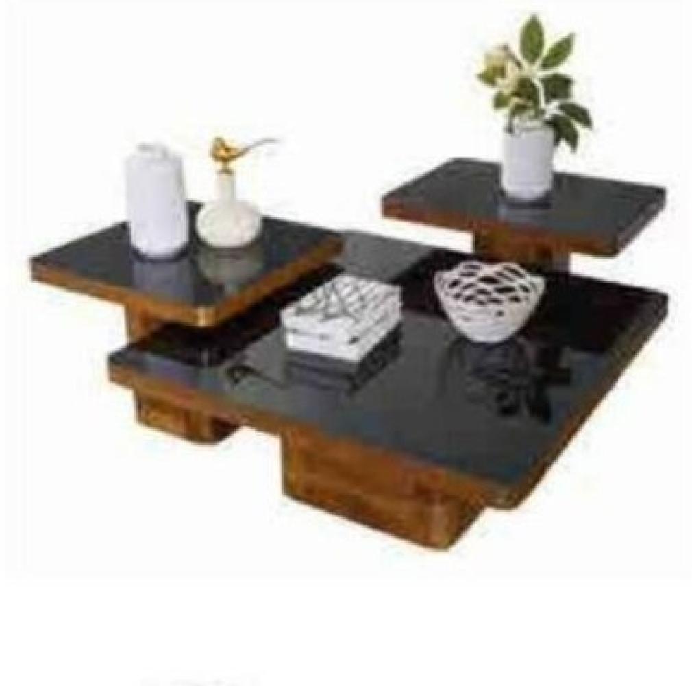 Wohnzimmer Holztisch Set Couchtisch Tisch Möbel Holz Glas Neu Set Couchtische Bild 1