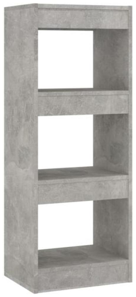 Bücherregal/Raumteiler Betongrau 40x30x103 cm Holzwerkstoff Bild 1