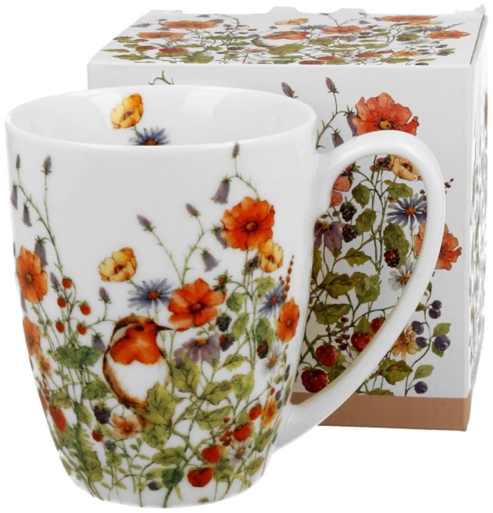 DUO FLORAL Klassischer Becher 350 ml WILD BIRD New Bone China Porzellan Bild 1