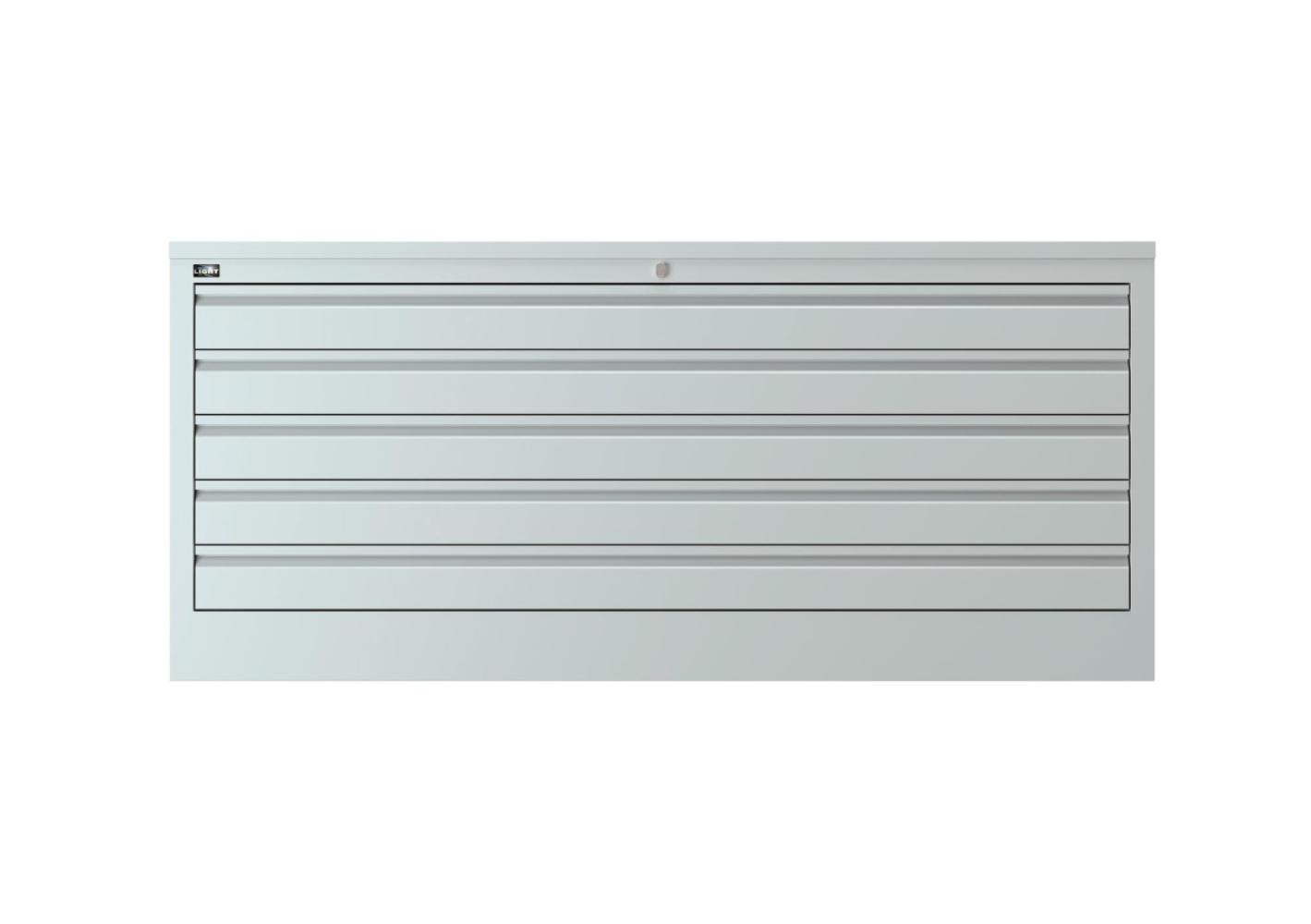 Bisley Plan- & Zeichnungsschrank ECO 645 lichtgrau - 103,00 kg Bild 1