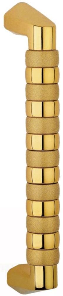 Casa Padrino Luxus Messing Türgriff Set Gold 3,5 x 33,5 cm - Hochwertige Messing Türgriffe - Luxus Accessoires Bild 1