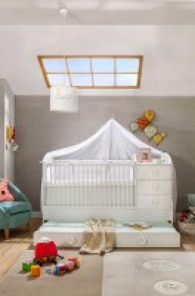 Cilek BABY COTTON 7tlg Baby Set XL Babydecke Kissen Gitterschutz Bettdeckenbezug Bild 1