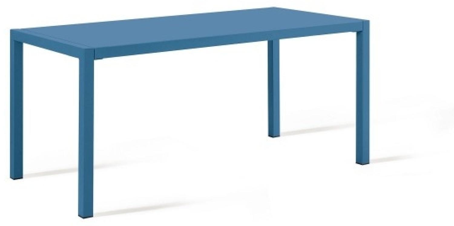Tisch Quatris 160x80x75 cm blau Bild 1