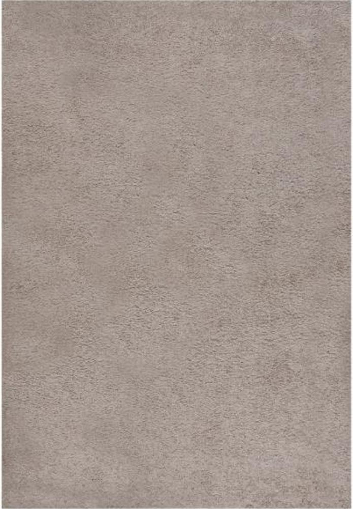Teppich Shaggy Hochflor Beige 160x230 cm Bild 1